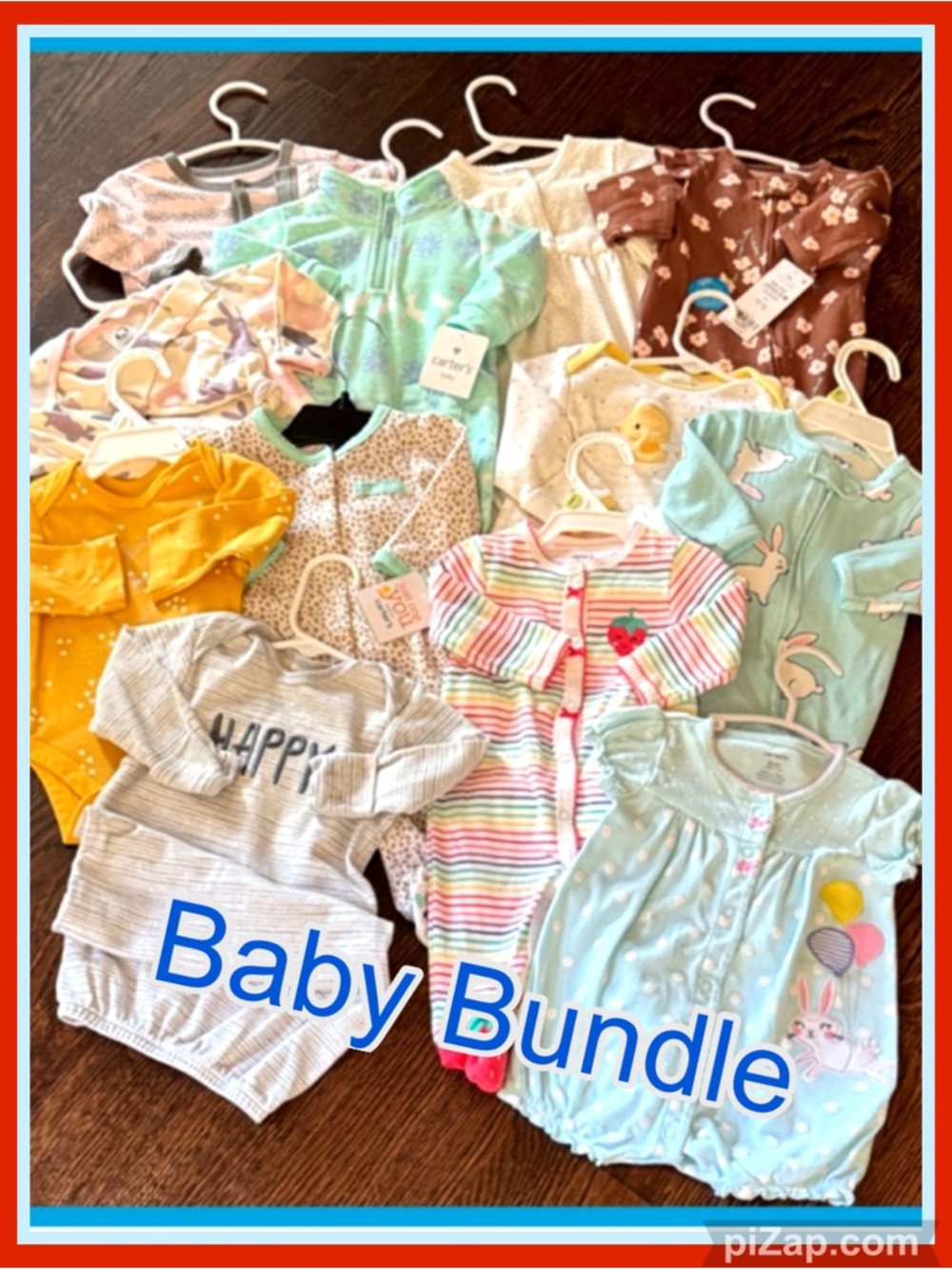 Baby Onesie, Sleeper, Gown Bundle Set of 12 ~ Sz 3-6 months Girls